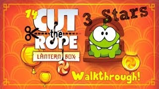 Cut The Rope  Lantern Box  Level 141 to 1425 Walkthrough 3 Stars [upl. by Artinek]