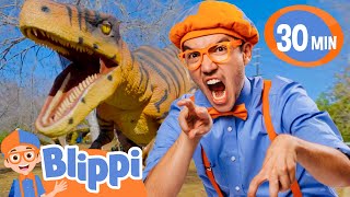 DINOSAUR SONG LOOP  Blippi Music For Children  Learning Animals  Educational Videos For Kids [upl. by Margarette]