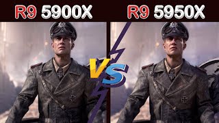 Ryzen 9 5900X VS Ryzen 9 5950X  Nvidia RTX 3080 Test in 10 Games [upl. by Ogden]