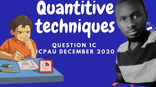 Quantitative techniques questions and answers  Qn 1c 2020  Karl Pearson Coefficient of Skewness [upl. by Patton]