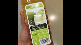 COMO ELIMINAR EL ACNÉ CON VINAGRE DE MANZANA REMEDIO CASERO [upl. by Aisila369]