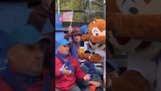 Mascot Teaches a Lesson to Rude Fan with a Beer Splash shorts [upl. by Narih]