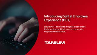 Demo Tanium Digital Employee Experience DEX [upl. by Yelsnik]