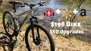 50 Upgrade of the Schwinn Aluminum Comp MTB from Walmart [upl. by Kcirb]