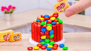 Most Amazing Miniature Chocolate Cake  Collection Perfect Chocolate Cake Decorating With MampM Candy [upl. by Rozamond]