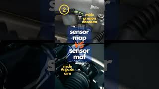 Sensor MAP vs Sensor MAF Cuáles con las diferencias mechanic mechanical shortautomotriz [upl. by Davis]