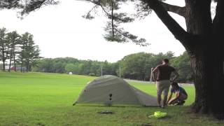 Setting Up A Tent  Thomas Point Beach Campground [upl. by Nolitta]