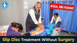 USA NRI Patient  Slip Disc and Back Pain Treatment By Dr Yogesh Sharma Sikar Raj 919414038357 [upl. by Santoro]