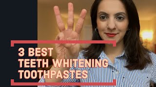 WHICH TOOTHPASTE TO USE FOR TEETH WHITENING [upl. by Haland]