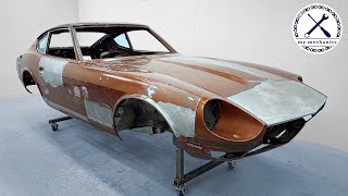 Datsun 240Z Restoration  Final Bodywork Stages Part 3 [upl. by Iggie488]