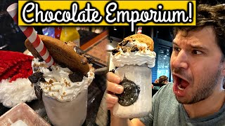 The Best Milkshake at Toothsome Chocolate Emporium Chocolate Emporium Dining at Universal Studios [upl. by Gauthier]