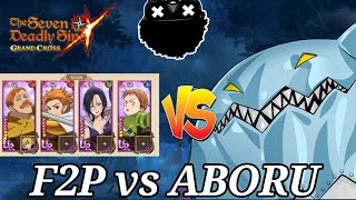 How to clear NEW Boss Event AboruF2P Guide Gallands Nephew  7DS Grand Cross [upl. by Yvonner]