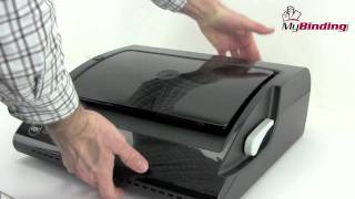 GBC CombBind C20E Electronic Plastic Comb Binding Machine Unboxing  18009444573 [upl. by Dagney]