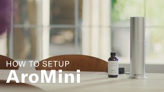 How to set up AromaTech AroMini Nebulizing Diffuser [upl. by Aronoel]