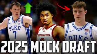 OFFICIAL 2025 NBA Mock Draft Season Opener Edition [upl. by Frey]