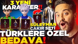 OHA 30 MAÃ‡ ATANA BEDAVA KALICI Ã‡AKIR SETÄ° ve 3 YENÄ° KARAKTER GELDÄ° TÃœRKLERE Ã–ZEL PUBG Mobile [upl. by Oni]