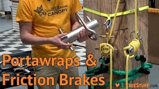 PortaWraps and Arborist Lowering Tools  TreeStuffcom [upl. by Hurwitz]