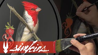 Greg quotCraolaquot Simkins painting an Island Cardinal Study [upl. by Kennard]