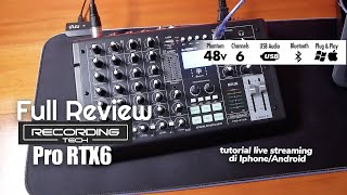 Review Mixer Gokill Recording Tech Pro RTX 6 Komparasi dengan Elegant 6mana lebih worth it [upl. by Eynenihc]