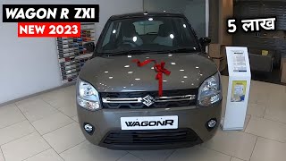 2023 WagonR Zxi New Model in india on road price features review [upl. by Yeleek213]