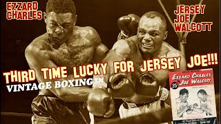 Jersey Joe Walcott vs Ezzard Charles 3 1080p 60fps [upl. by Alohs]