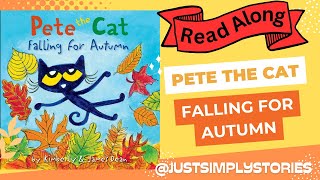 Pete the Cat Falling for Autumn A Fall Book for Kids  SimplyStories  Read Along [upl. by Aihselat958]