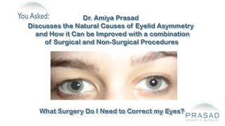 How Eyelid Asymmetry can be Addressed by Combining Surgical and NonSurgical Procedures [upl. by Ynttirb]