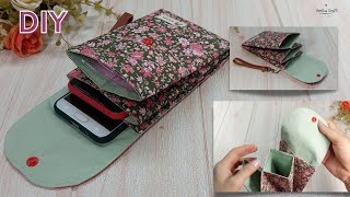 Make Your Own Cell Phone Cases Fabric Phone Case Mobile Pouch Making [upl. by Angelica547]