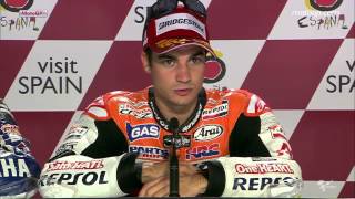 Dani Pedrosa interview after the Sepang Circuit [upl. by Phares15]