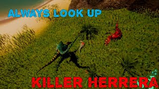 Always look up killer Herrera  The Isle Evrima  Herrerasaurus Gameplay [upl. by Llertnahs]