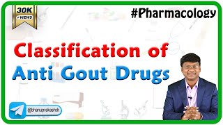 2 Classification of Anti Gout drugs  Neet PG  Fmge Pharmacology [upl. by Ainotal]