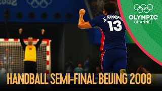 France v Croatia  Mens Handball SemiFinal  Beijing 2008 Replays [upl. by Nixie]