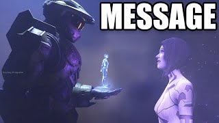 HALO Infinite  Cortanas Last Message To Master Chief  Cortanas Goodbye [upl. by Maddis]