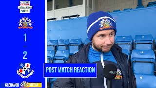 REACTION  Stephen McDonnell Post Match Interview  Glenavon 12 Loughgall  230324 [upl. by Needan]