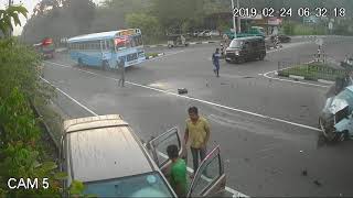 Accident Kegalle CCTV Record By Gils Techno SolutionPvtLtd20190224 [upl. by Melitta]