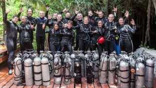 Making of the first Cave Diving Flash Mob  Bonus Material [upl. by Fields]