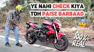 15 VERY IMPORTANT POINTS To Check Before Buying Benelli 600i or Any Other Used Superbike in 2024 [upl. by Acissev]