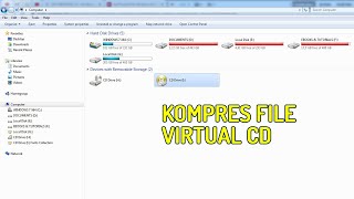 Cara Kompres Ukuran File ISO Virtual Drive  Virtual CD di PC [upl. by Hibbitts]