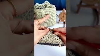 project bag tutorial 初心者向けかぎ針編み뜨개질 초보 yeni başlayanlar için tığ işi crochê para iniciantes かぎ針編み [upl. by Enicar]