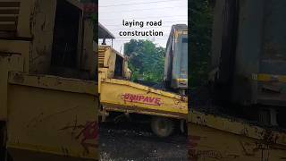 bituminous concrete laying road construction Sorts [upl. by Ruelu359]