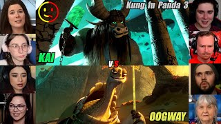 Kai vs Oogway  Kung fu Panda 3  Reaction Mashup  kungfupanda [upl. by Erej]