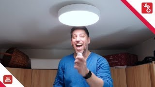 Xiaomi okos otthon Yeelight ceilling laĚmpa felszereleĚs 5 perc alatt [upl. by Catherina]