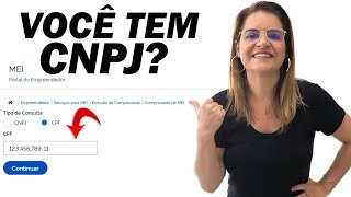 COMO CONSULTAR SE O CPF TEM CNPJ  ATUALIZADO [upl. by Perle530]