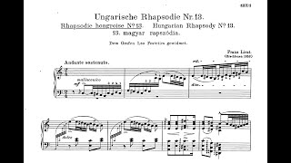 Liszt  Hungarian Rhapsody No 13 Hamelin [upl. by Sax420]