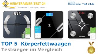 Die besten Körperfettwaagen 2024 TOP 5 🥇  Testsieger im Vergleich gut und günstig [upl. by Assenab]