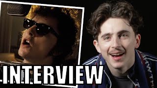 Timothée Chalamet Reveals Why He Chose To Sing As Bob Dylan in A COMPLETE UNKNOWN  Interview [upl. by Aliban]