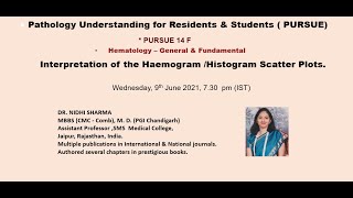 Pursue 14 F LiveInterpretation of the Haemogram Histogram Scatter Plots [upl. by Kliber]