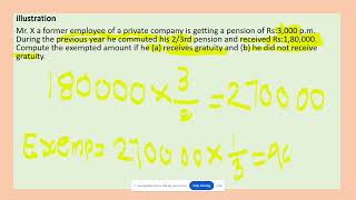 INCOME FROM SALARY retainment benefits commuted pension encashment of earned leave VRS benefits [upl. by Orr449]