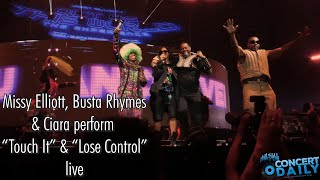 Missy Elliott Busta Rhymes amp Ciara perform quotTouch Itquot amp quotLose Controlquot live Out Of This World Tour [upl. by Anilosi]