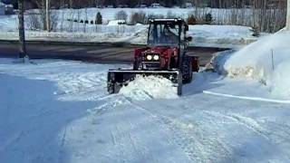 massey ferguson 1529 charlevoixsouffleur a neigegratte fabriquer maisonhome made [upl. by Ahsienat133]